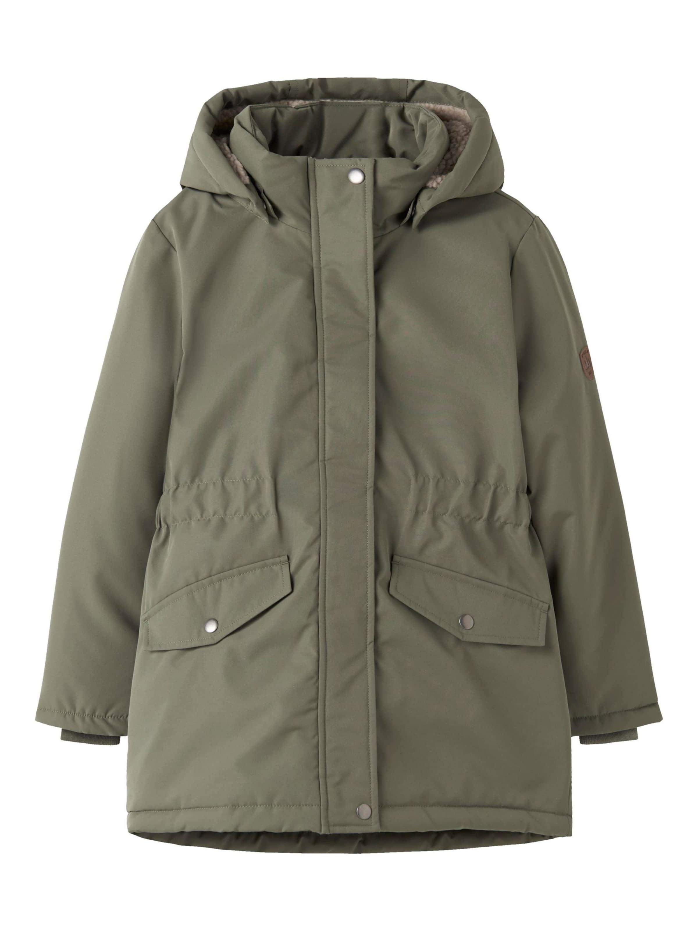 NAME IT Udendørsjakke i grøn: forside