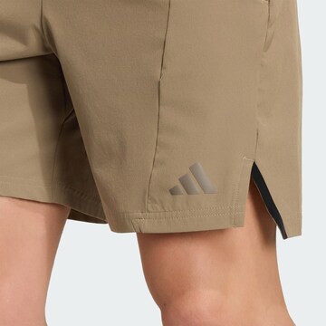 Regular Pantalon de sport 'Designed for Training Workout' ADIDAS PERFORMANCE en beige