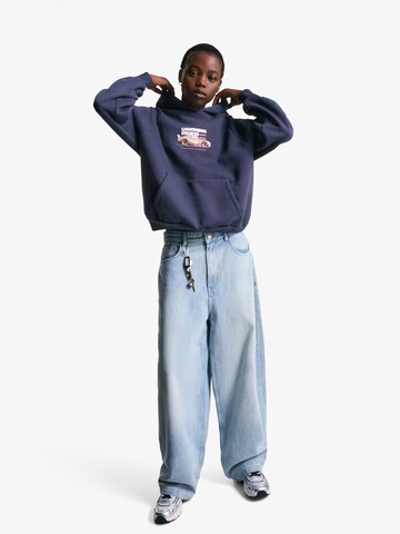 Bershka Tréning póló - kék