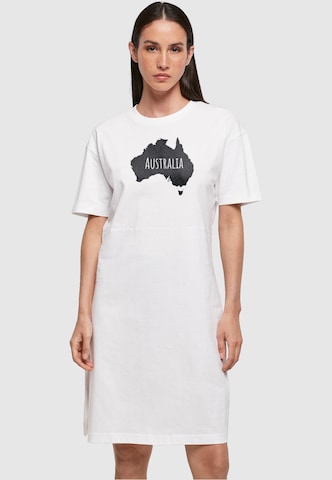 Merchcode Kleid 'Australia' in Weiß: predná strana