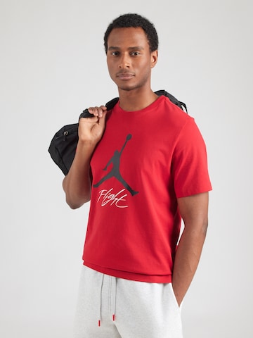 Jordan Shirt 'JUMPMAN FLIGHT' in Red: front
