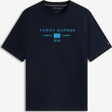 Tommy Hilfiger Big & Tall Shirt 'BRAND LOVE' in Blauw: voorkant