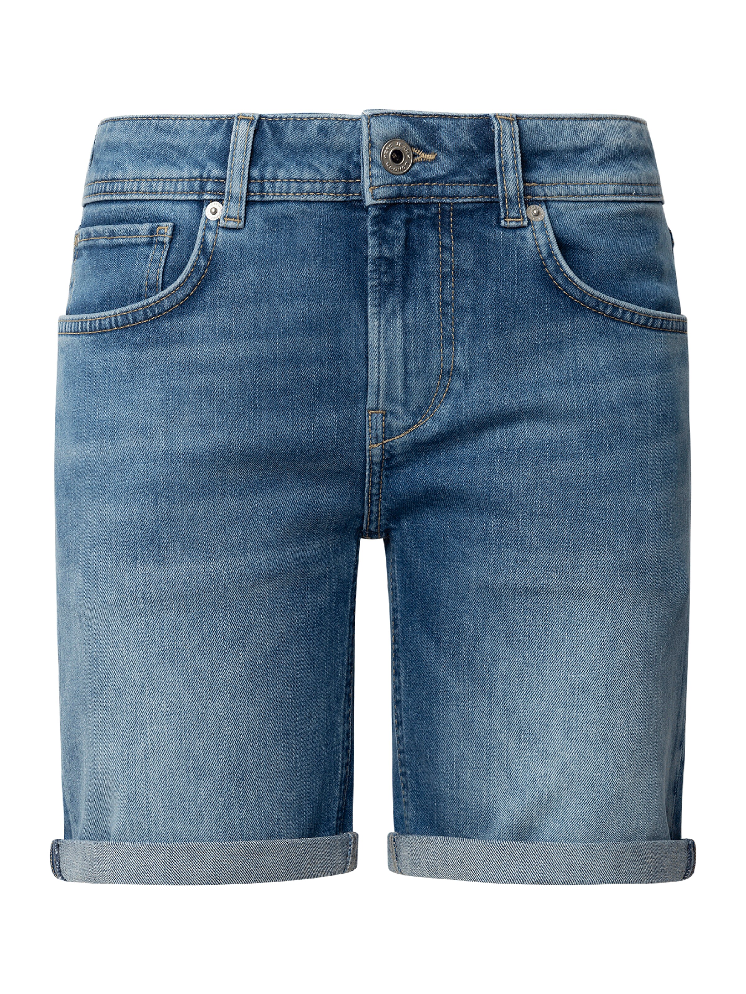 Pepe Jeans Shorts 'Poppy' in Blau: Vorderseite