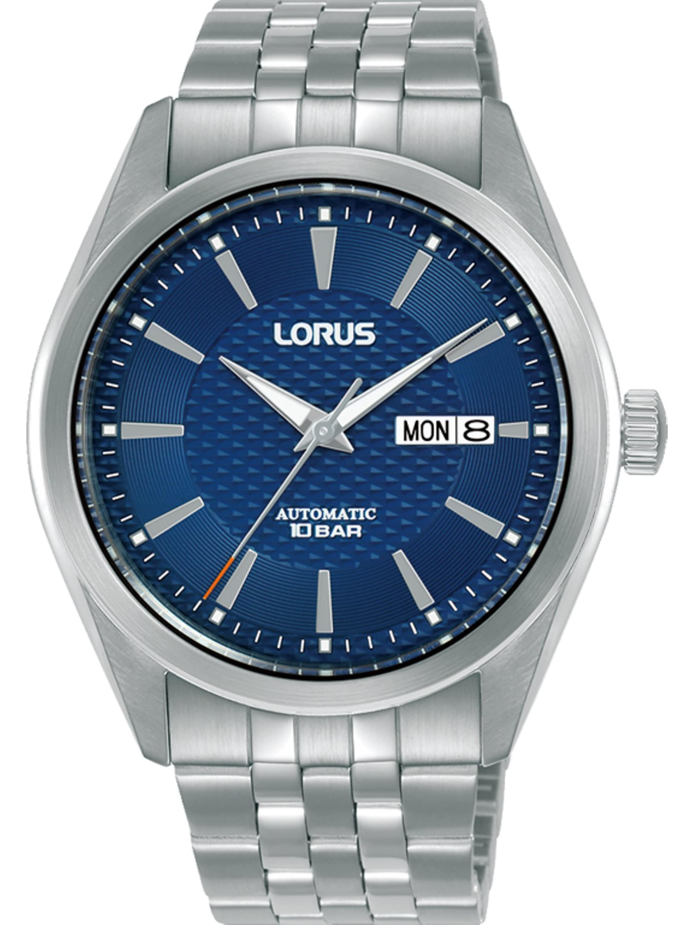 LORUS Analoguhr in Silber: Vorderseite