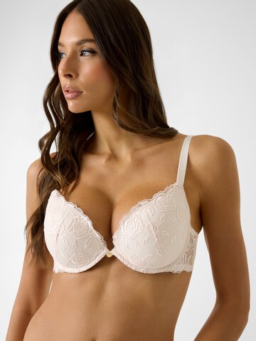 GUESS Push-up Bra 'Amelie' in White: front