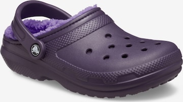 Crocs Clogs in Purple: front