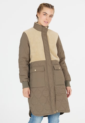 Weather Report Outdoor Coat 'Hollie' in Brown: front