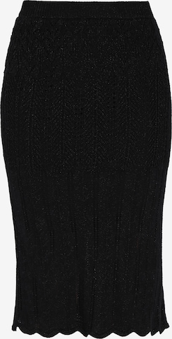 Jupe faina en noir : devant