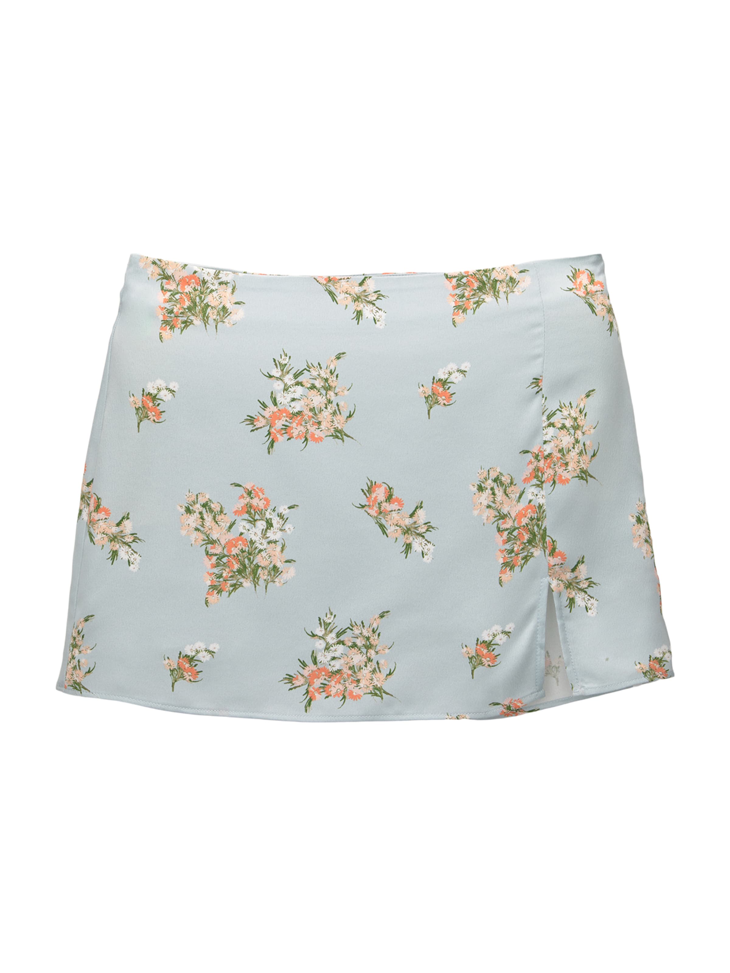 Pull&Bear Rock in Blau: Vorderseite