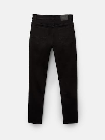 Slimfit Jeans de la Pull&Bear pe negru