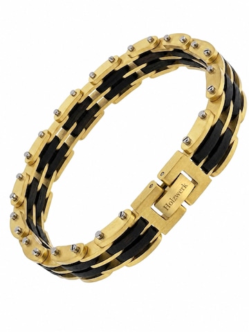 Holzwerk Armband 'MICKOSEE'‌‌‌‌‌‌‌ in Gold: Vorderseite