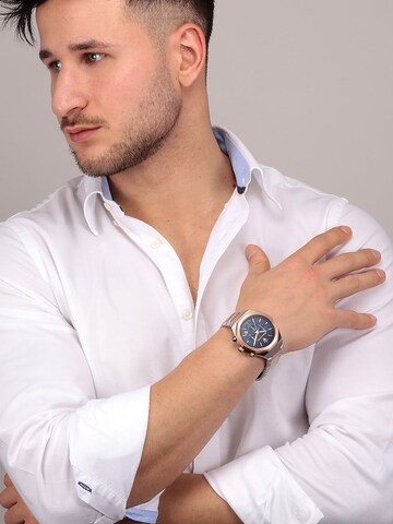 Maserati Analoog horloge in Zilver: voorkant