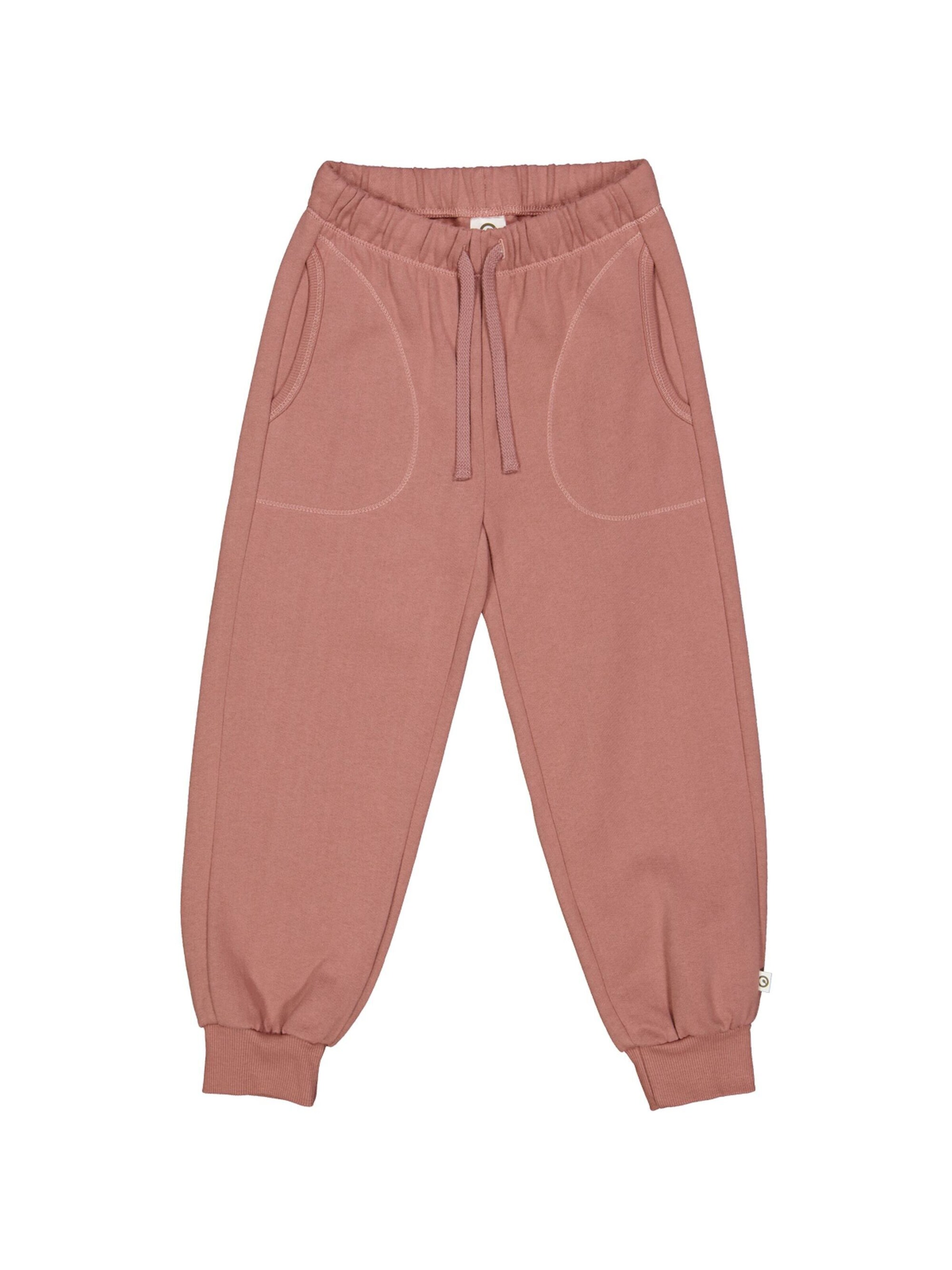 Effilé Pantalon Müsli by GREEN COTTON en marron : devant