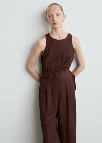 MANGO Jumpsuit 'Romy-w' in Braun