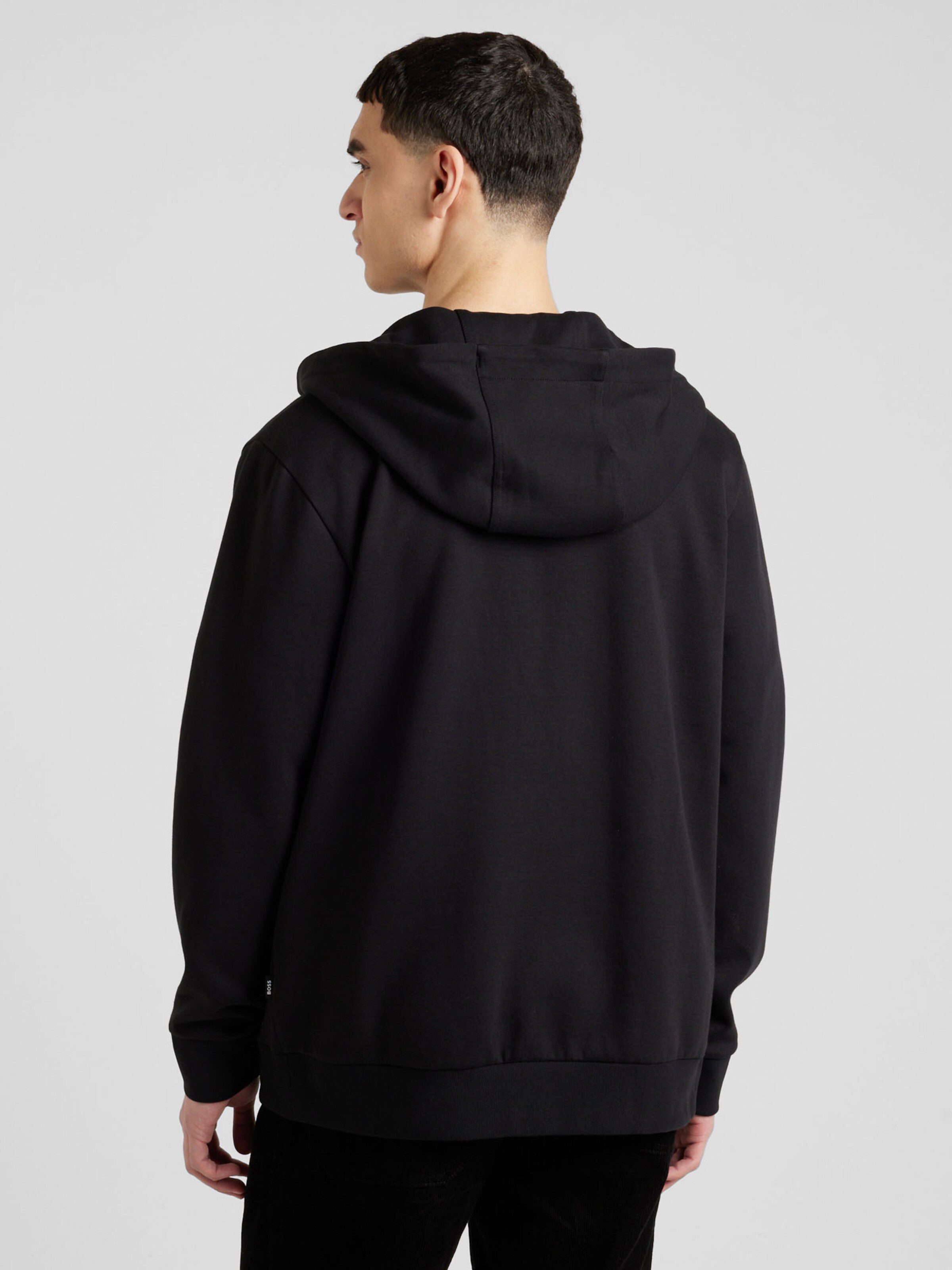 BOSS Zip-Up Hoodie 'C-Spence 01' in Black | ABOUT YOU