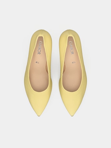 GABOR Czółenka w kolorze żółty