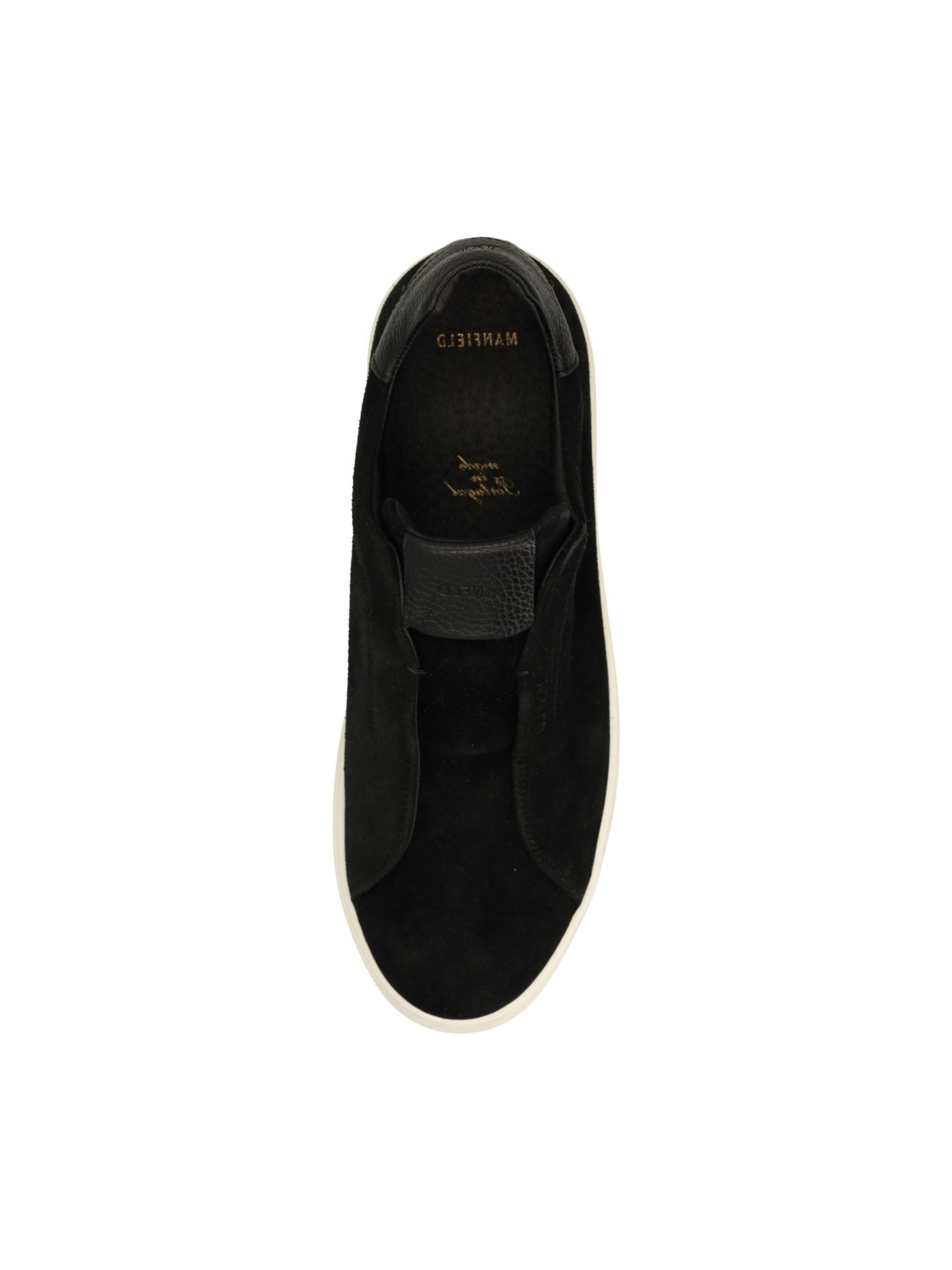 MANFIELD Slip-ons in Zwart