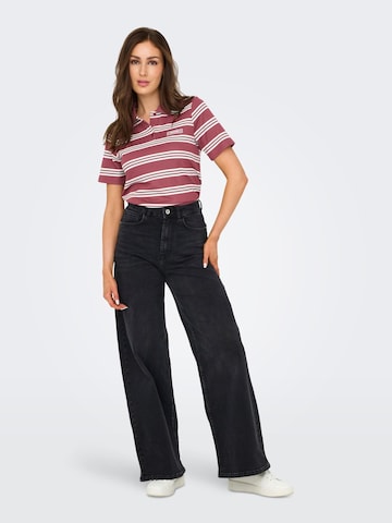 ONLY - Camiseta 'ONLEVIE' en rojo