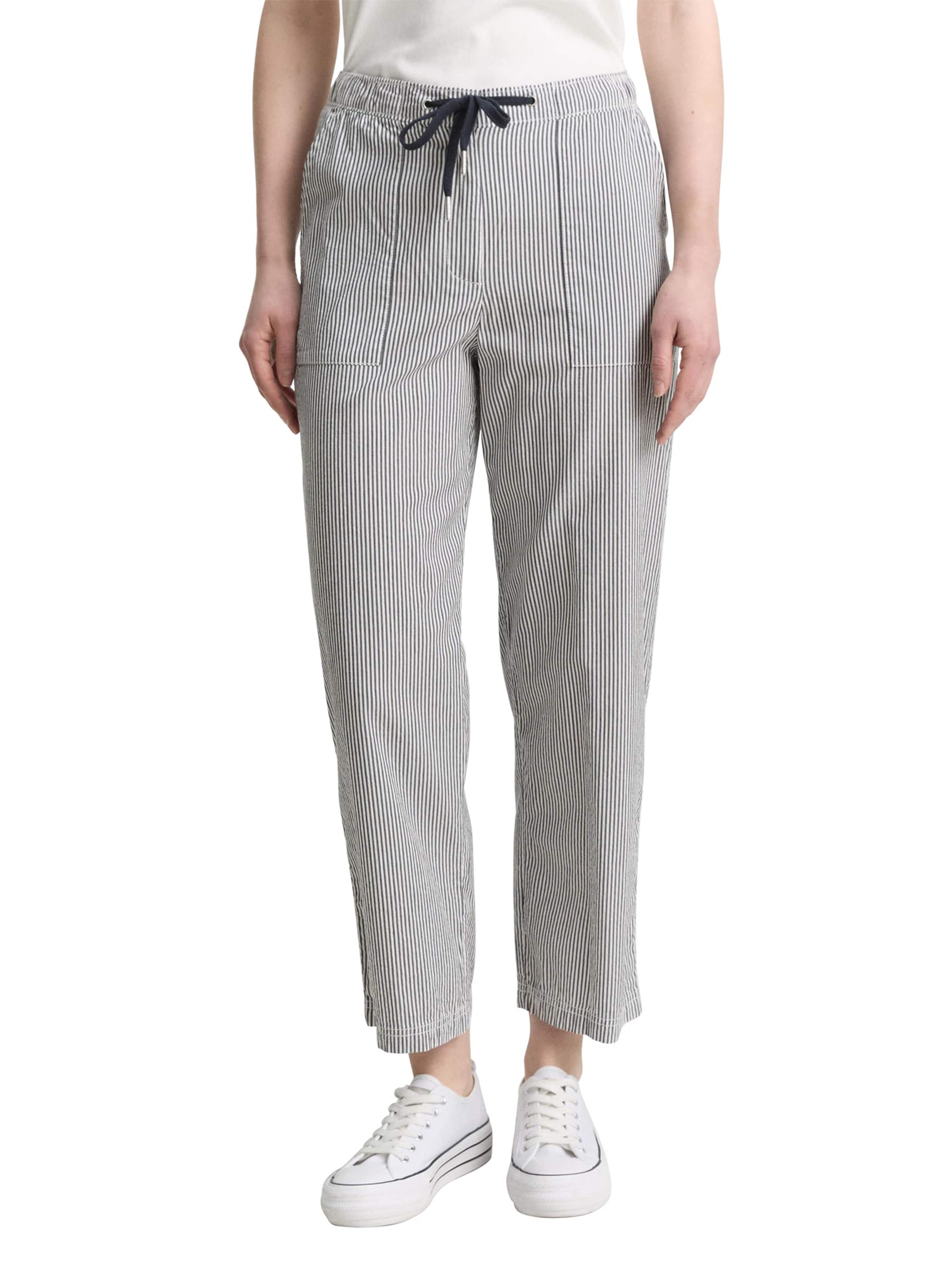 TOM TAILOR Regular Broek in Blauw: voorkant