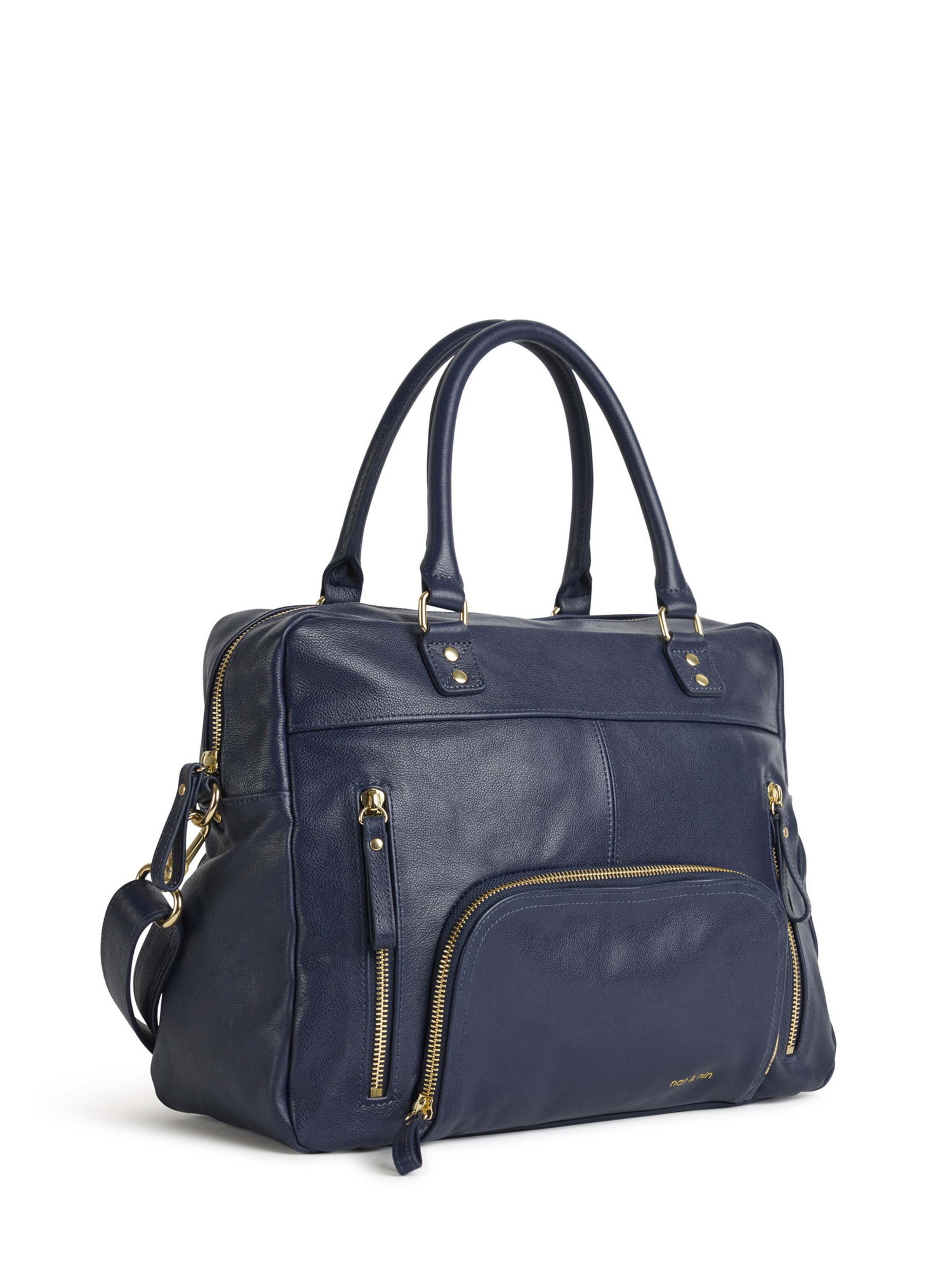 Nat&Nin Τσάντα χειρός ' MACY ' σε μπλε