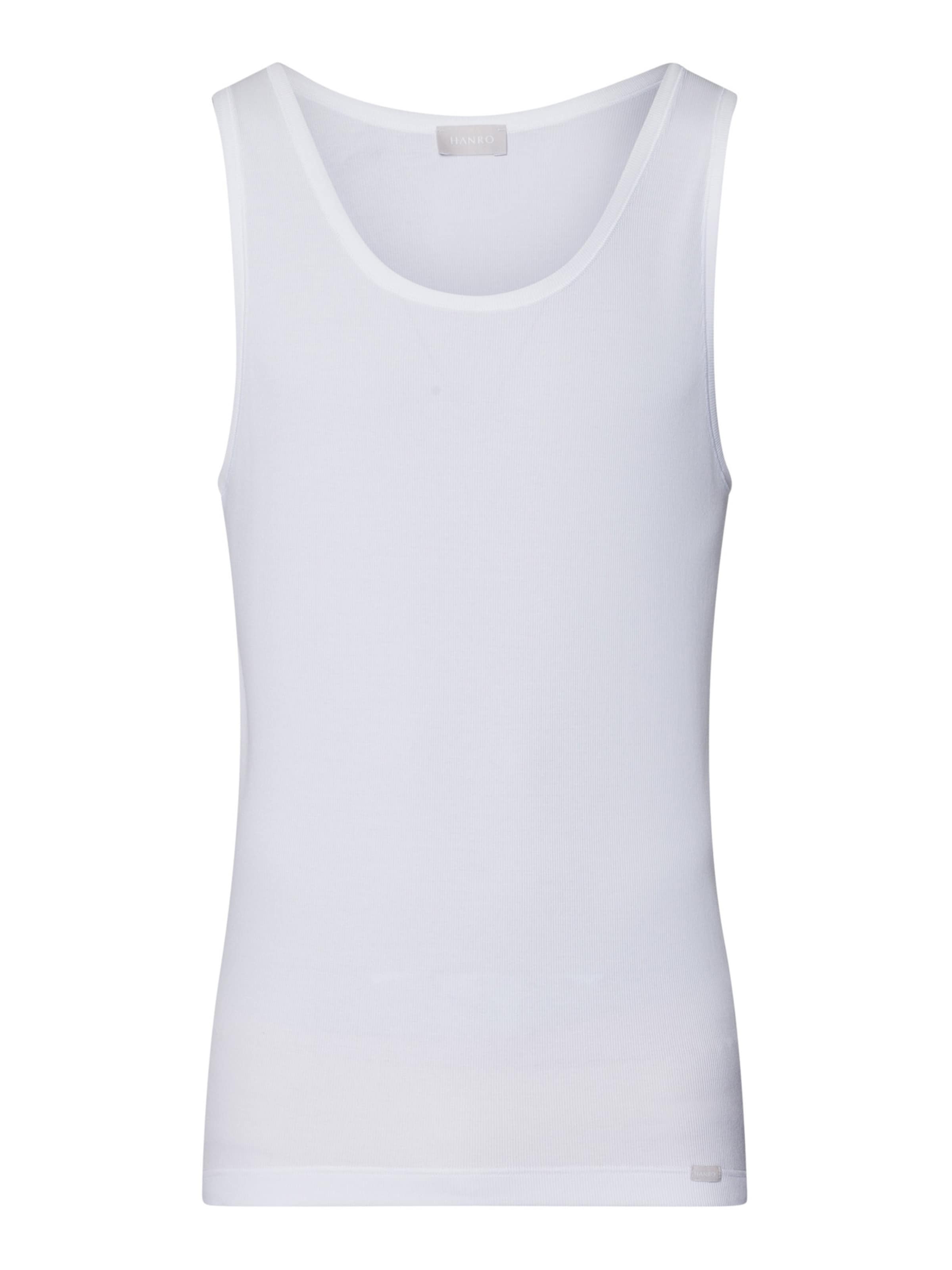 Maillot de corps ' Cotton Essentials ' Hanro en blanc : devant