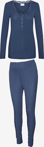 MAMALICIOUS Pajama 'LOTUS LIA' in Blue: front