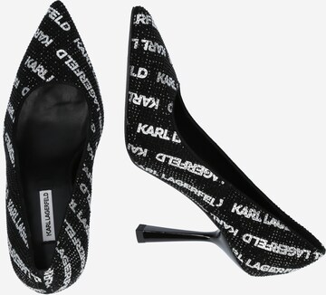 Karl Lagerfeld - Zapatos con plataforma en negro