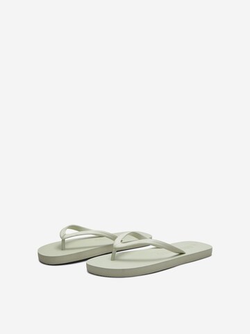 SELECTED FEMME T-Bar Sandals 'Felicia' in Green