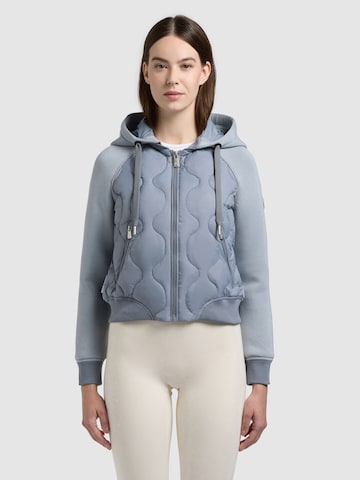 khujo Jacke 'Malaya' in Blau: Vorderseite