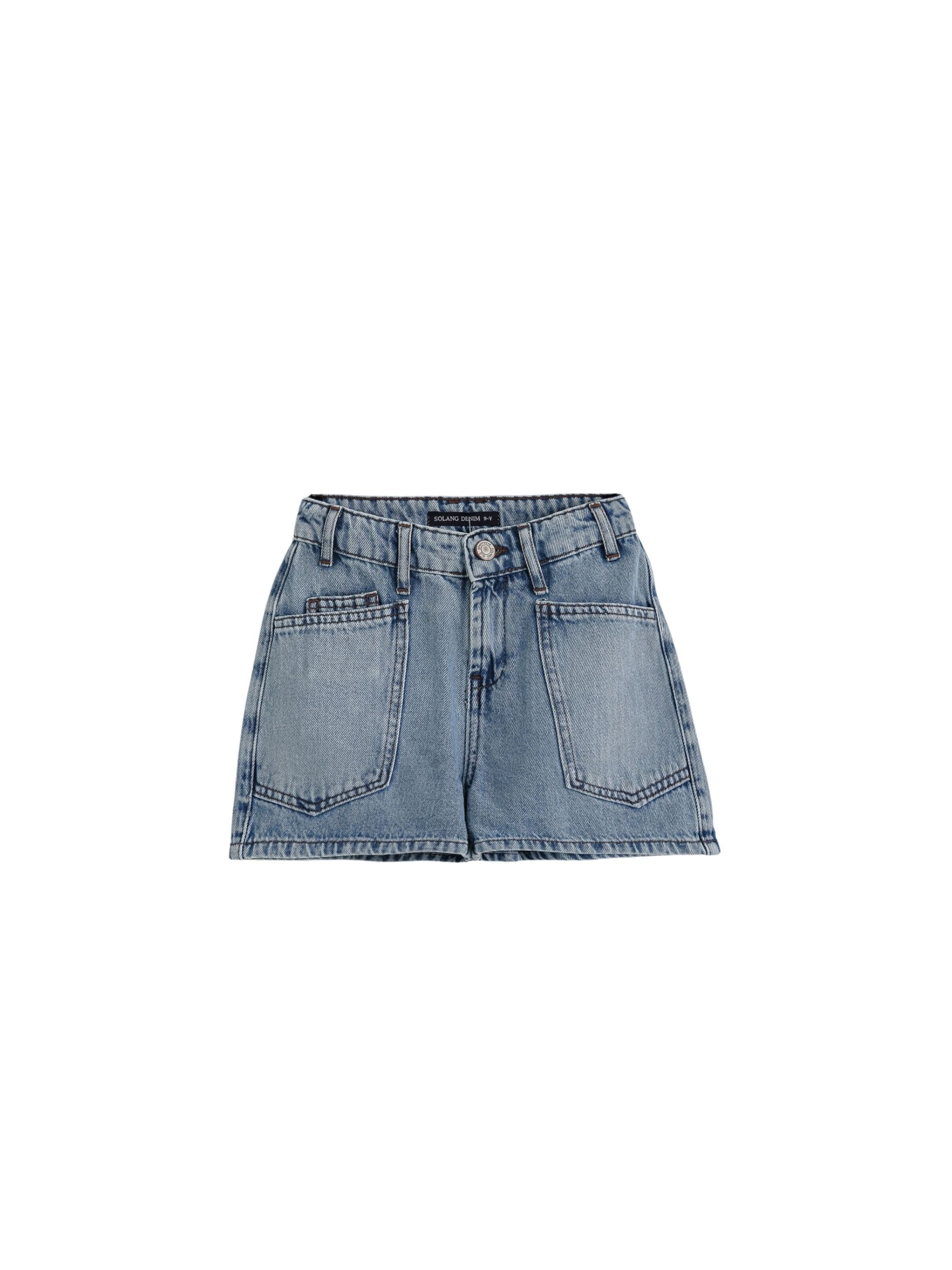 Solang Shorts in Blau: Vorderseite