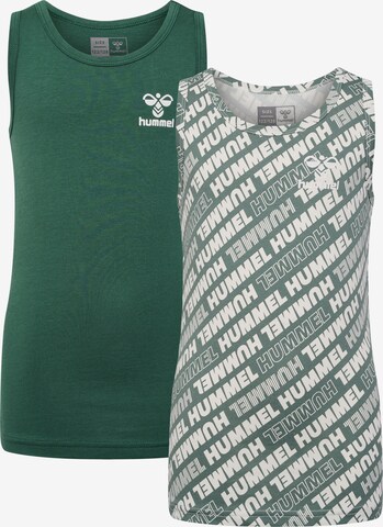 Hummel - Camiseta funcional 'Nolan' en verde: frente