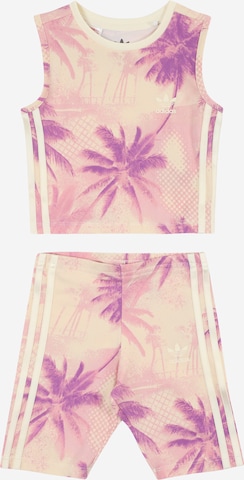 ADIDAS ORIGINALS Sweatsuit in Beige: front