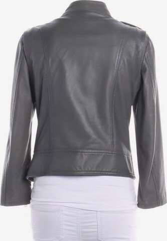 PATRIZIA PEPE Lederjacke / Ledermantel S in Grau