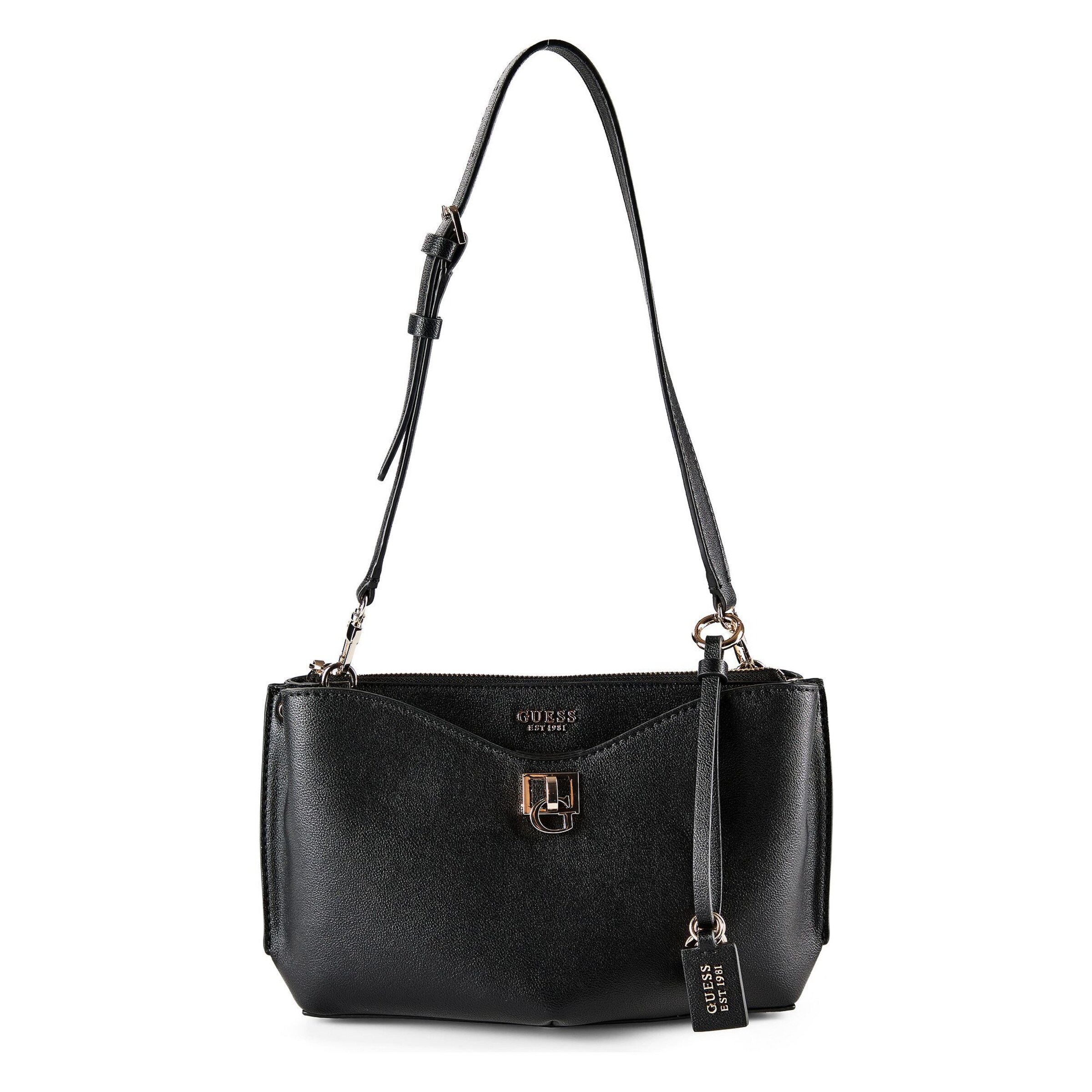 GUESS Schultertasche 'Bianca' in Schwarz: Vorderseite