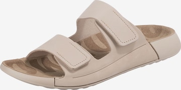 ECCO Muiltjes in Beige: voorkant