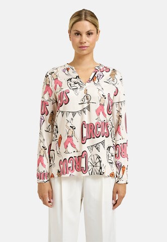 Milano Italy Bluse in Weiß: Vorderseite