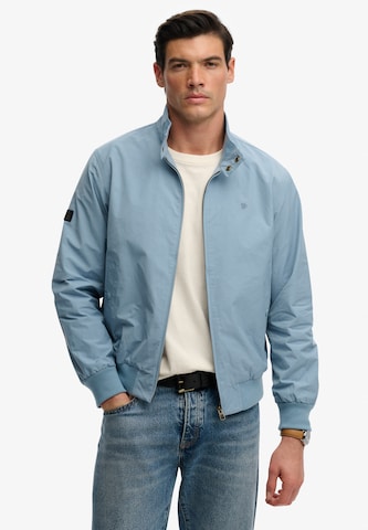 Superdry Tussenjas in Blauw: voorkant