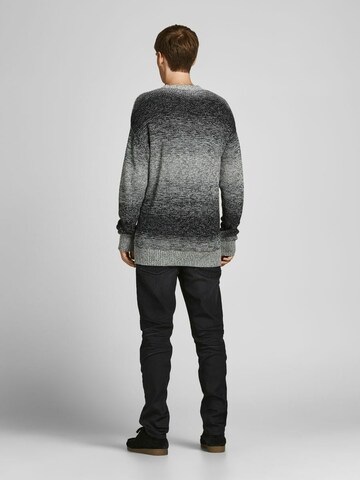 JACK & JONES Sweter 'Morgan' w kolorze szary