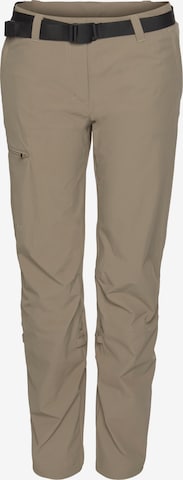 Maier Sports Regular Outdoor Pants in Grey: front