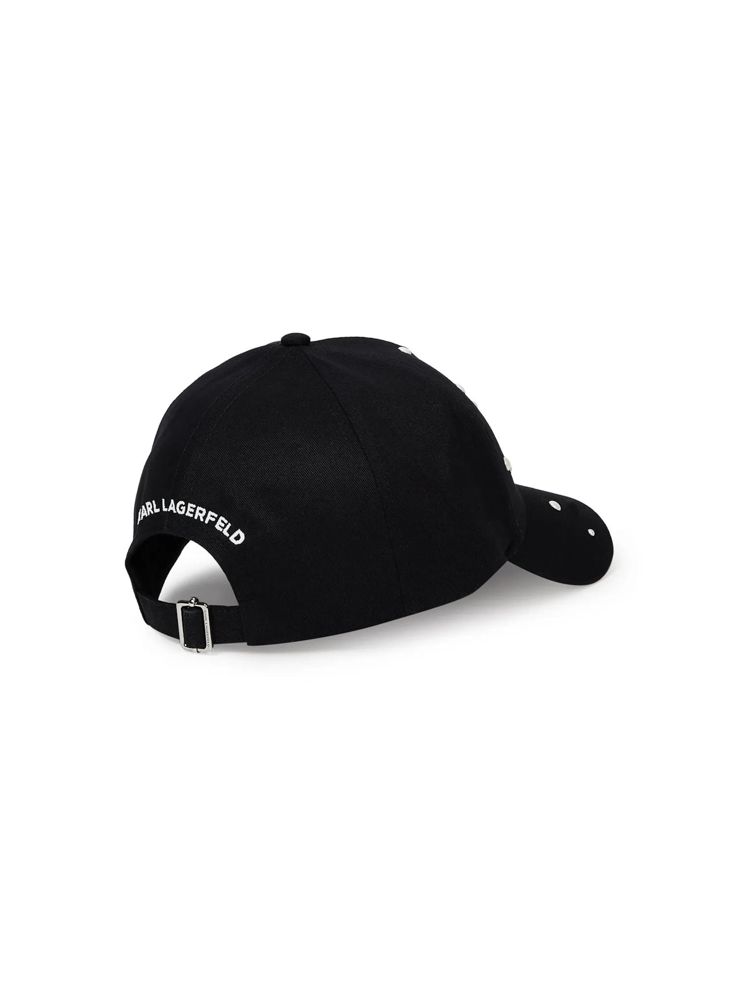 Cappello da baseball 'Rue St-Guillaume' di Karl Lagerfeld in nero