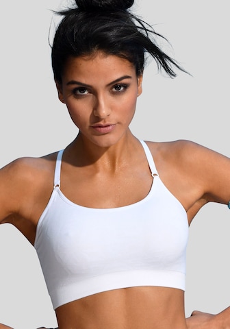 BENCH Bralette Sports Bra in White: front