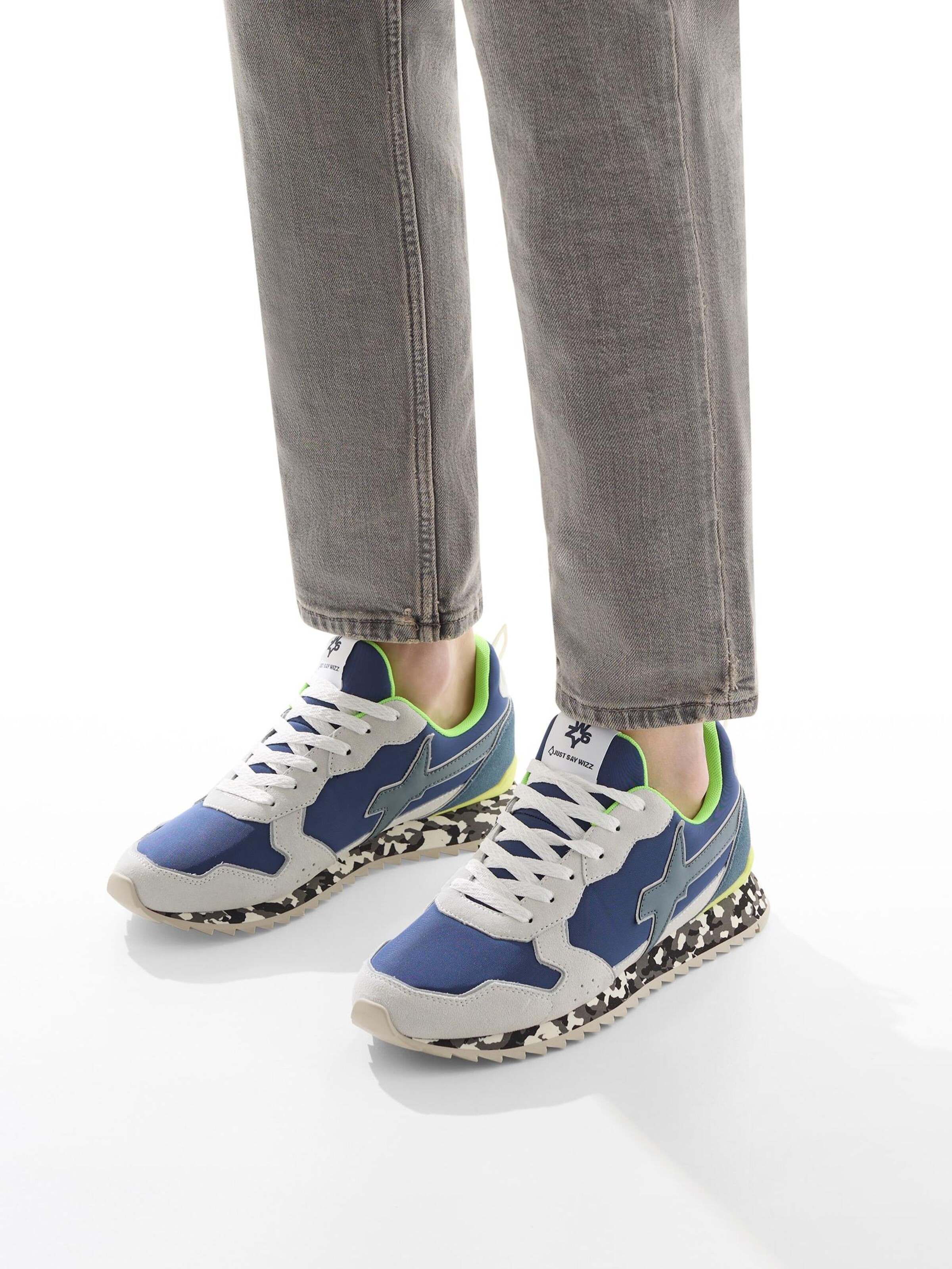 W6YZ Sneakers laag 'JET-M.' in Blauw: voorkant