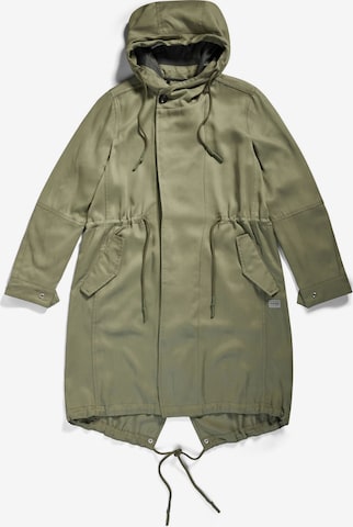 Parka mi-saison G-Star RAW en vert : devant