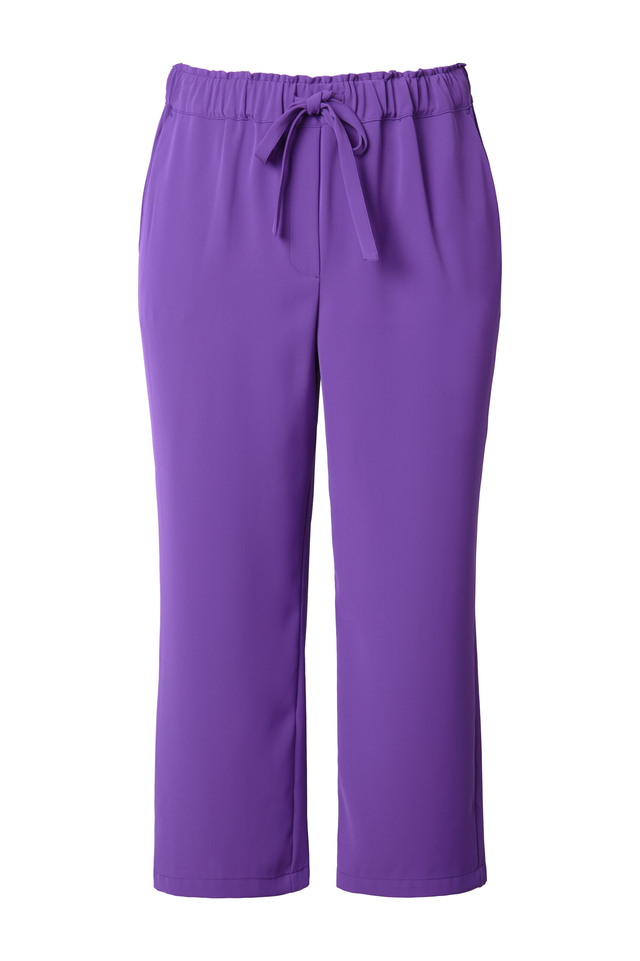 Ulla Popken Trousers in Purple: front