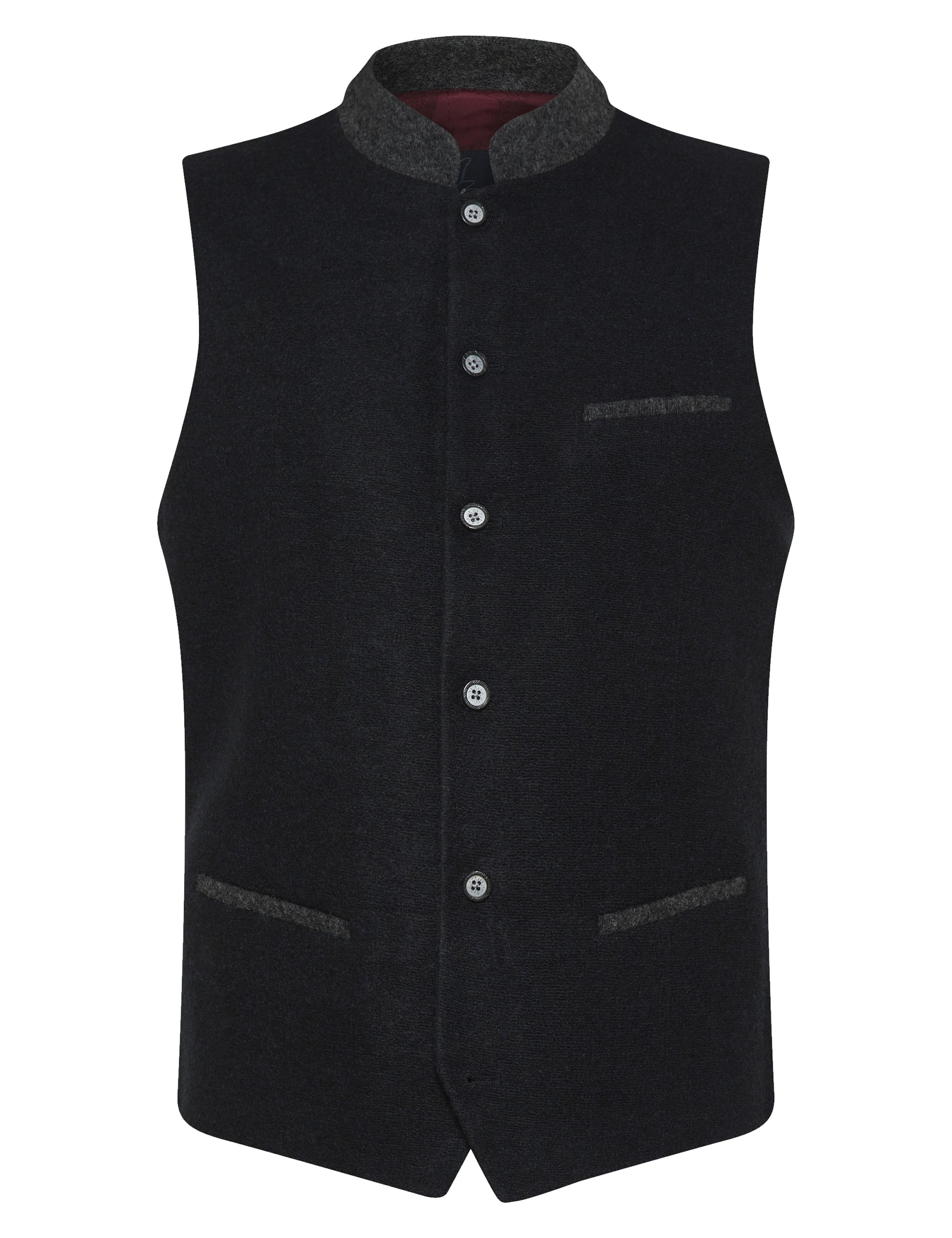 KaiserLich Trachtenweste '5446' in Blau: Vorderseite