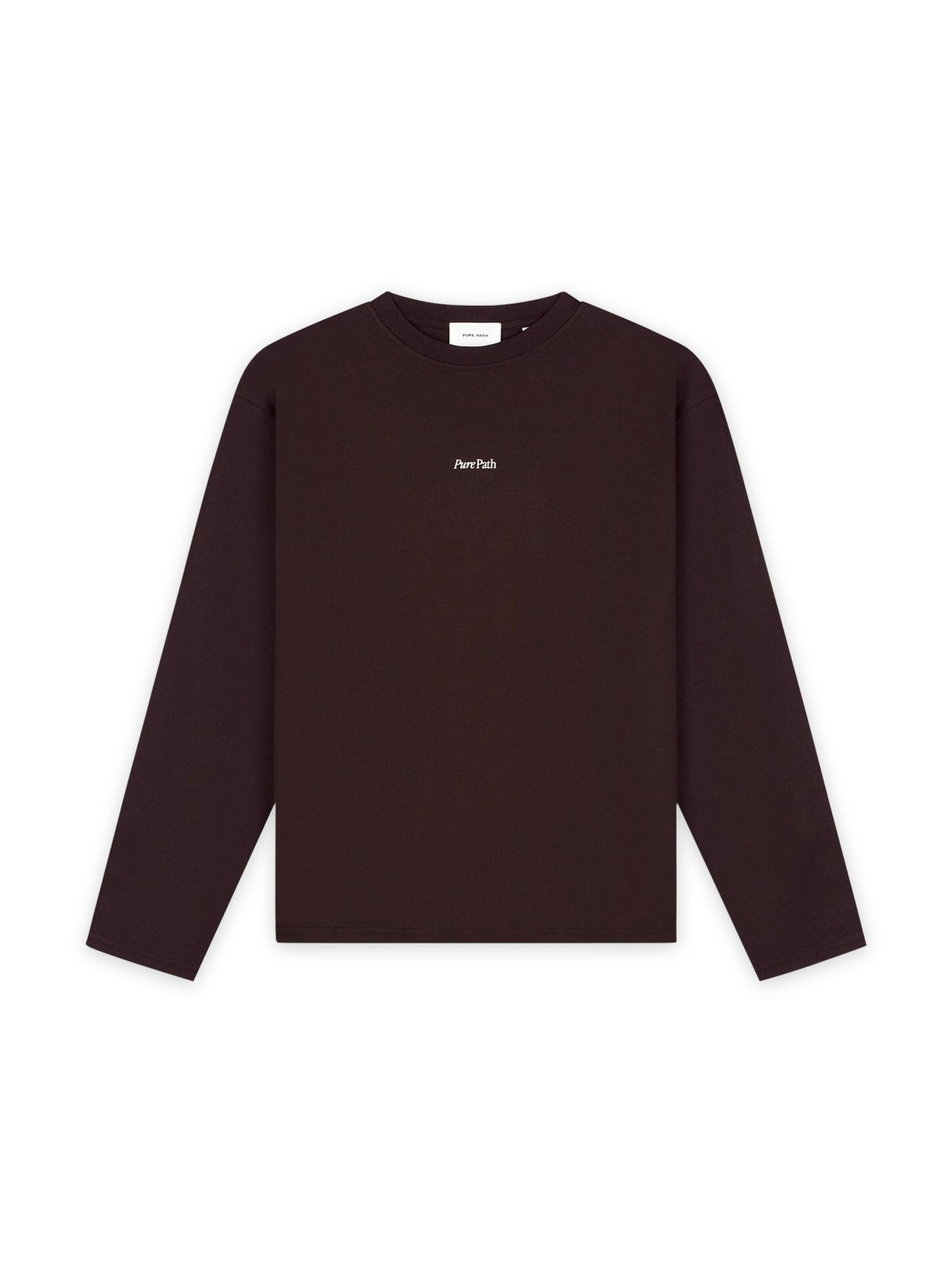 Pure Path Shirt in Brown: front