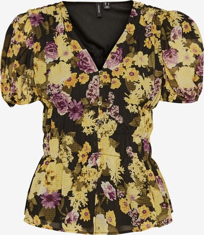 VERO MODA Bluza 'Otilia' u žuta / maslinasta / narančasta / rosé / crna, Pregled proizvoda