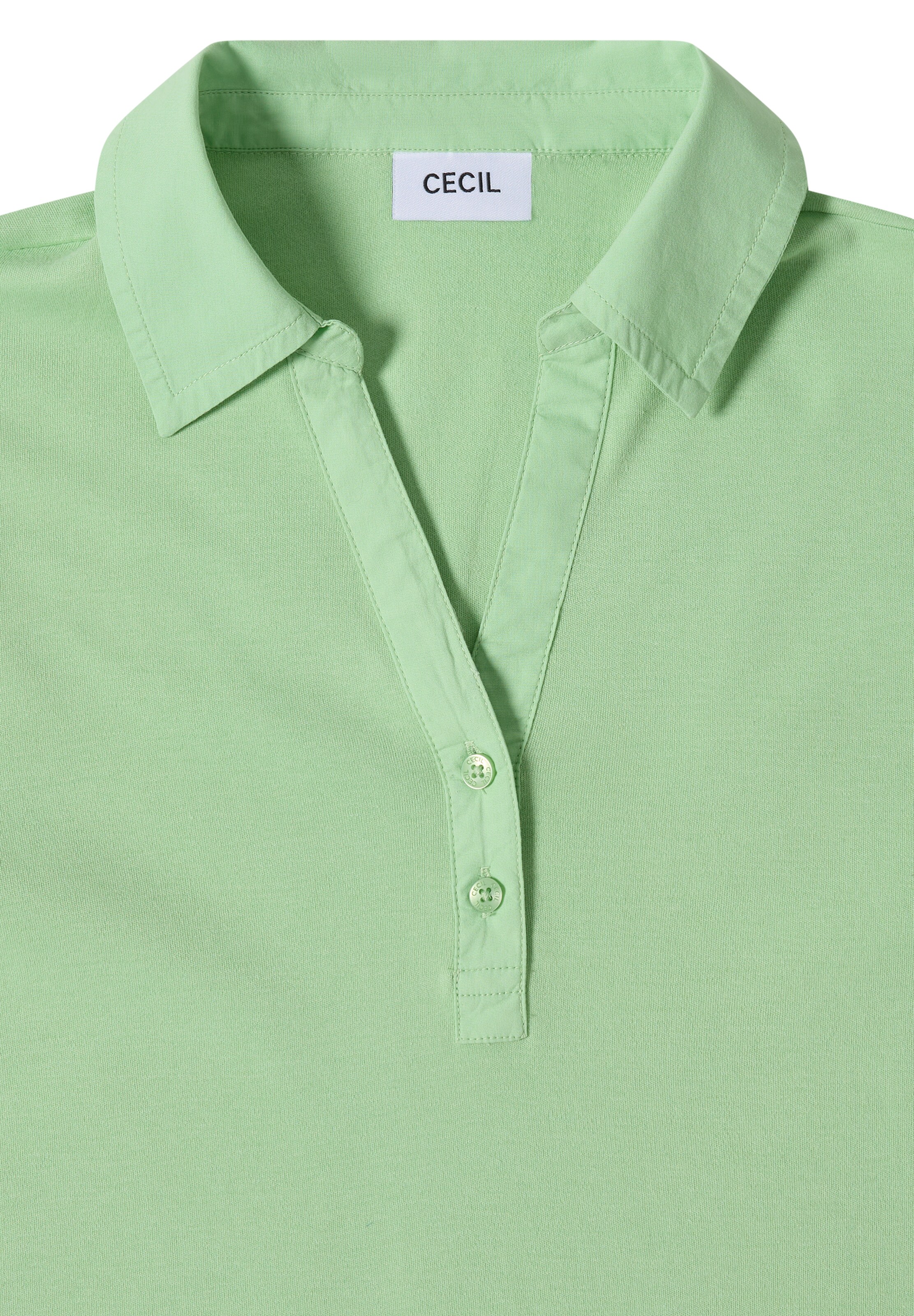 CECIL Poloshirt in Grün