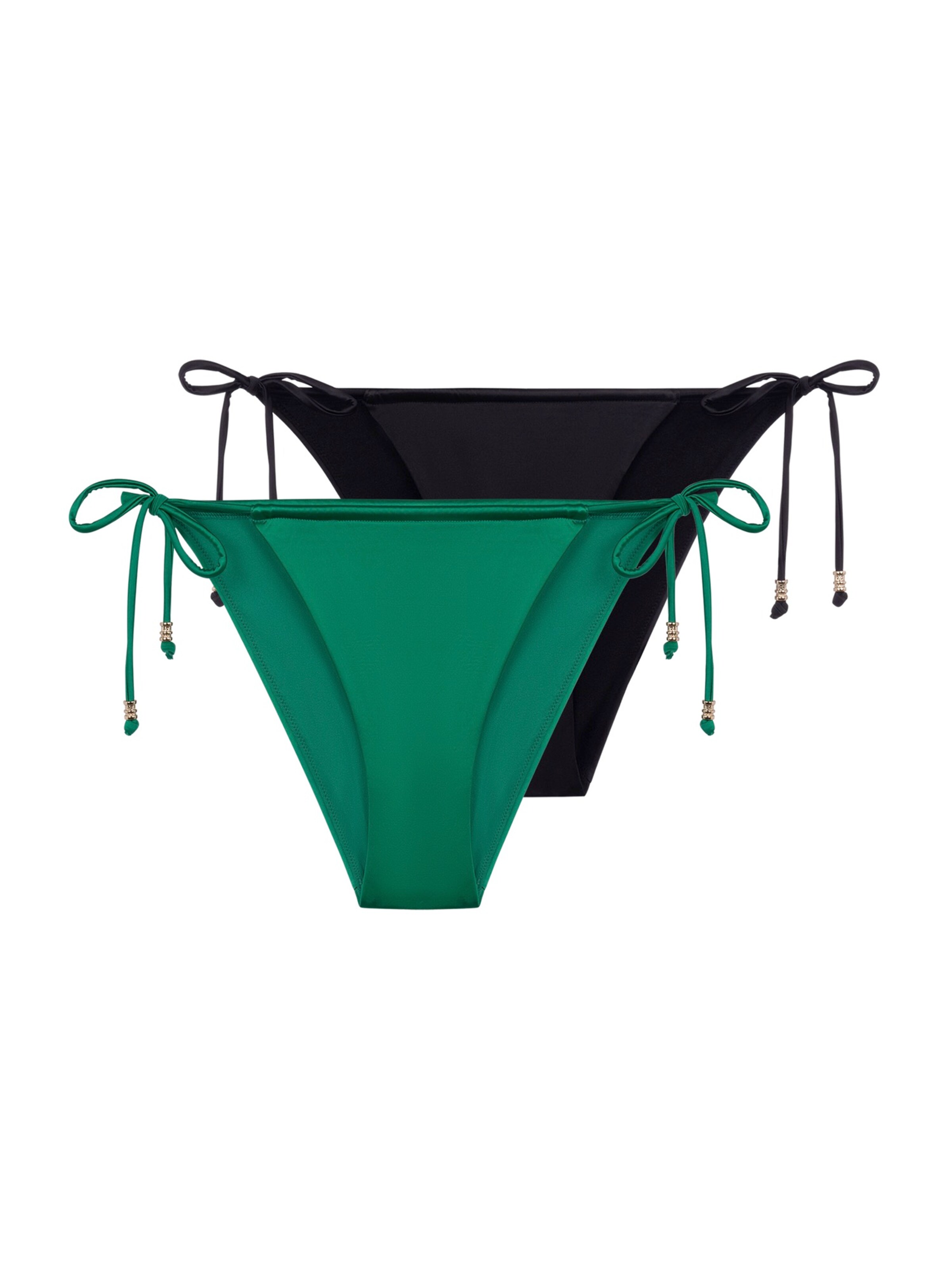 Slip costum de baie de la Dorina pe verde: față