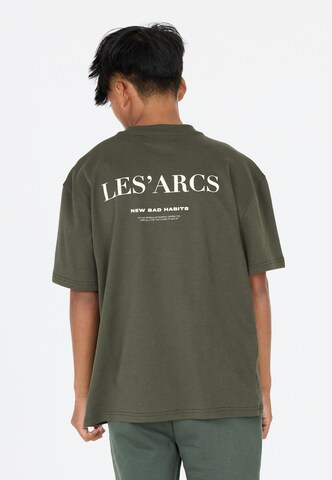 Les'Arcs Funktionsshirt 'Tynan' in Grün